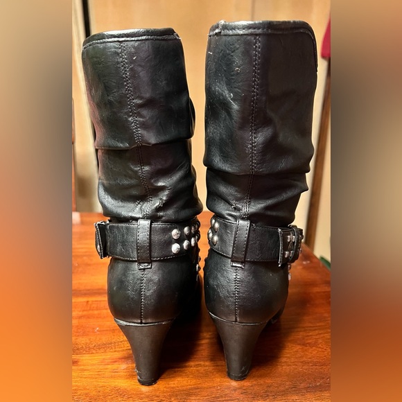 UC Candie's Mid Calf Studded Boots - Picture 6 of 8